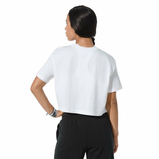 Nike W Nsw Tee Essntl Crp Icn Beyaz Kadın T-Shirt