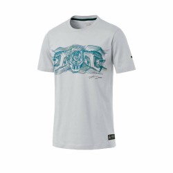 Mapm Graphic Driver 2 Gümüş Erkek T-Shirt