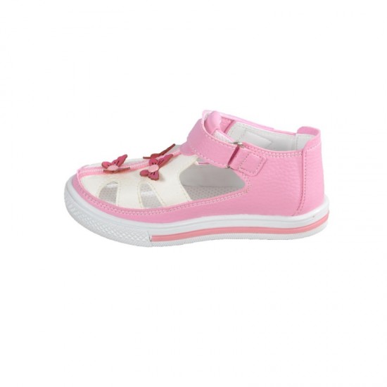 ŞİRİNGENÇ 012 BEYAZ-PEMBE BEBEK SANDALET