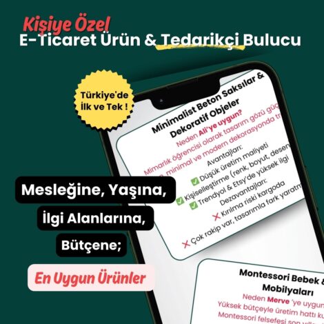 E-ticaret ürün araştırma ve tedarikçi bulma hizmeti